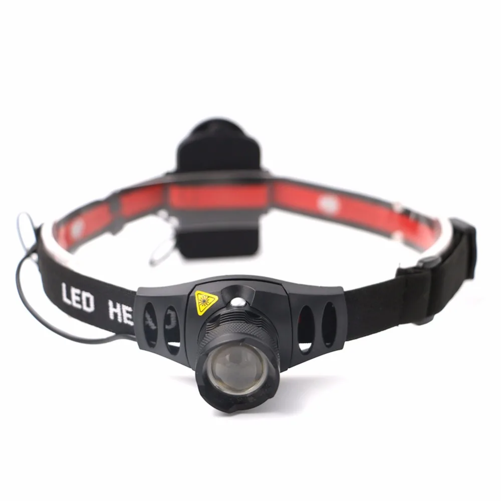 Профессиональный высококачественный светодиодный налобный фонарь Q5 с 4 режимами