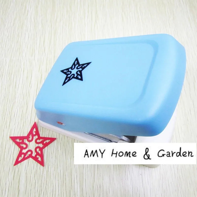 2 star 5 см Экстра большой выдалбливают тиснение Diy цветок Сохранить труда машина для скрапбукинга материал бумага дырокол Forma De Eva - Цвет: 2 star