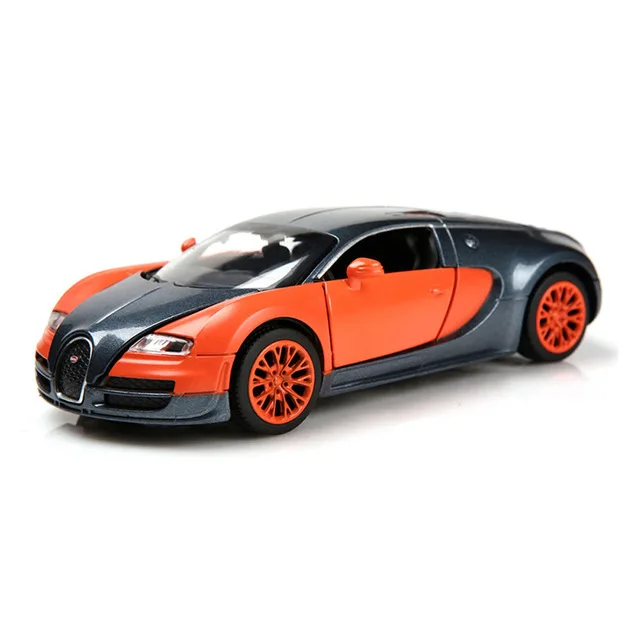 vb32043O no box Bugatti Veyron гоночный сплав автомобиль три цвета моделирование Acousto-оптические транспортные средства 1:32 Matal модель автомобиля Детские классические автомобили игрушки - Цвет: vb32043O no box