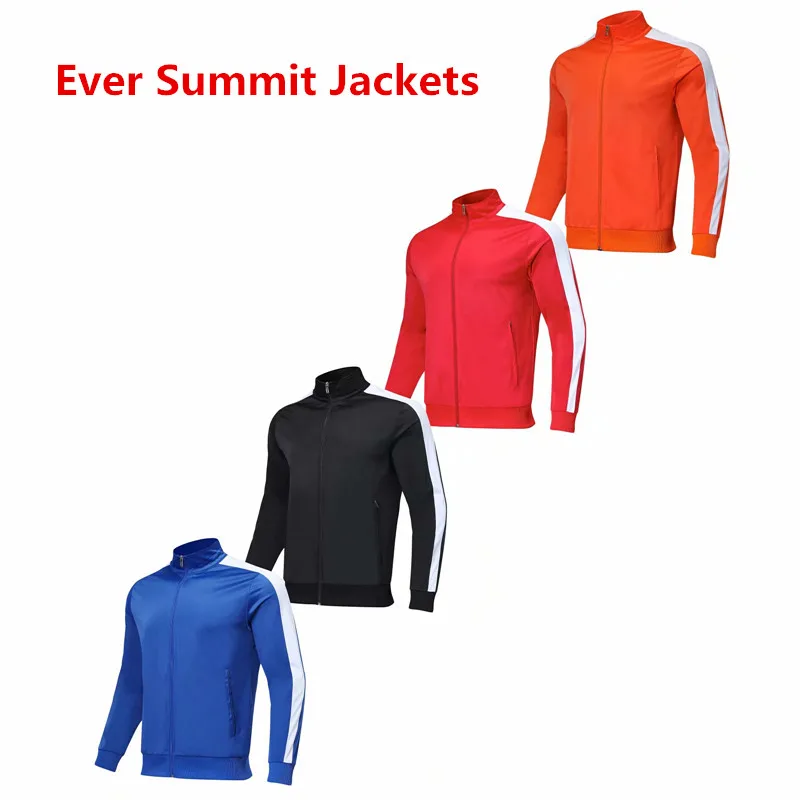 Ever Summit куртки для DIY Настроить командные спортивные костюмы футбольный свитер Футбол 18 19 тренировочные наборы для взрослых Mbappe Pogba длинные штаны