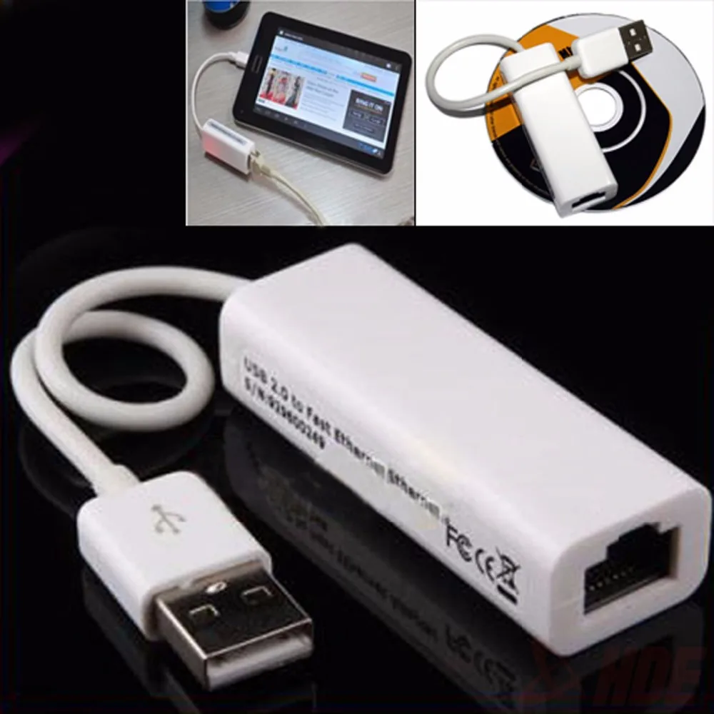 Портативная Сетевая карта 1 шт. RTL8152 чипы USB 2 0 к RJ45 сетевой адаптер Lan 10/100 Мбит/с для