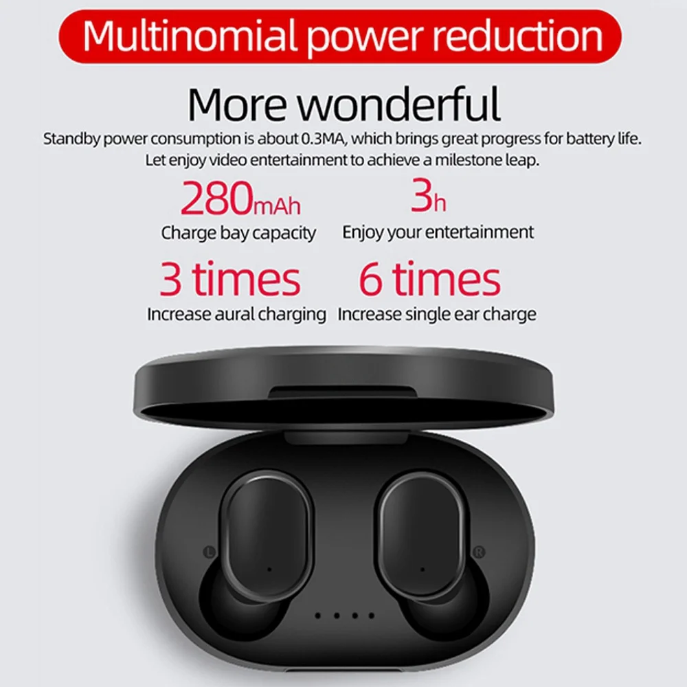 Мини двойной Беспроводной наушники 5 0 Bluetooth спортивные игры громкой связи