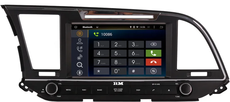 Android 7 1 головное устройство Автомобильный dvd плеер для Hyundai Elantra 2016 с GPS навигацией