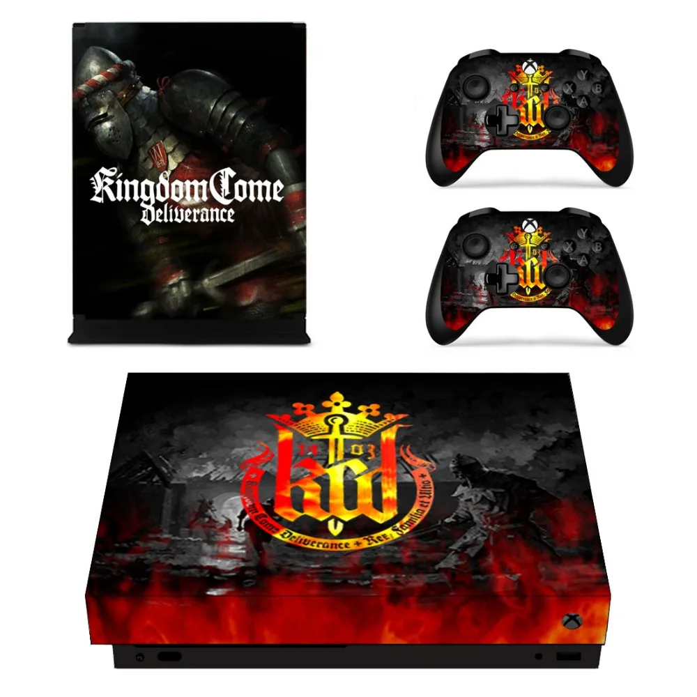 Виниловые наклейки Skin Kingdom Come Deliverance для Xbox One X консоль и контроллер наклейка