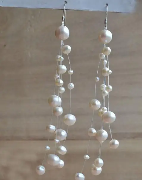 

Серьги из пресноводного жемчуга, 3-8 мм, аа