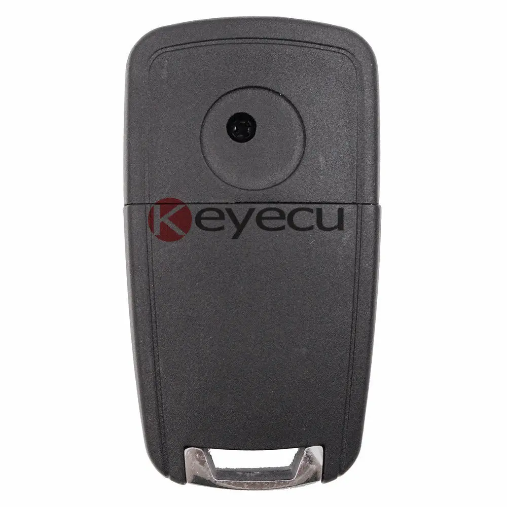 KEYECU складной пульт дистанционного ключа оболочки 4 кнопки без чехол Fob Для Chevrolet