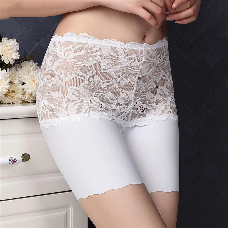 3 шт. женские бесшовные Невидимые Дышащие Короткие штаны летние кружевные