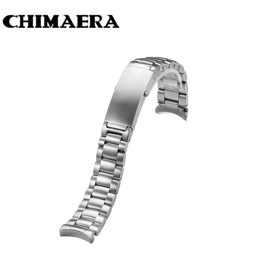 20 мм чистого серебра 316L из нержавеющей стали для часы браслет ремешок Seamaster Speedmaster