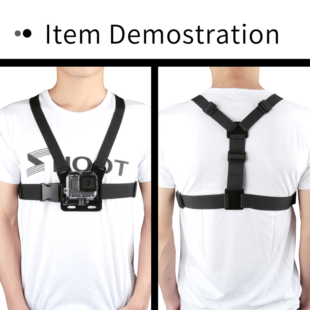 Набор креплений SHOOT для экшн Камеры GoPro Hero 9 8 7 5 Black Xiaomi Yi 4K Eken H9 Sjcam Sj4000|for gopro