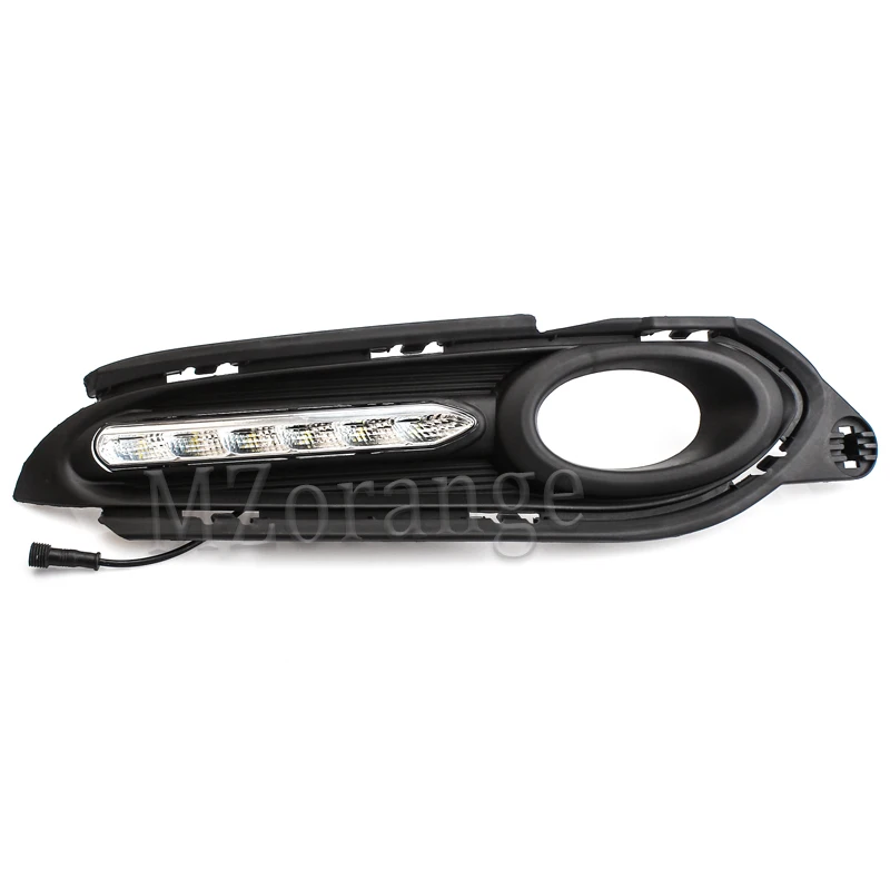 MZORANGE 1 комплект 6LED DRL для Honda HR-V HRV vezel дневные ходовые огни Противотуманные фары крышка 12 В дневного света автомобиля-Стайлинг