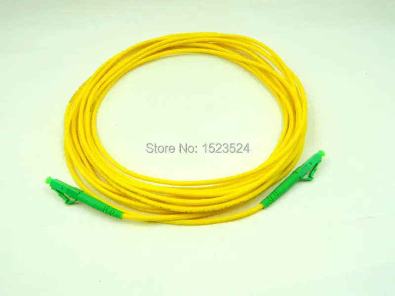 

Free Shipping 10pcs/lot SM SX PVC 3mm 3 Meters LC/APC Fiber Optic Jumper Cable LC/APC-LC/APC Fiber Optic Patch Cord