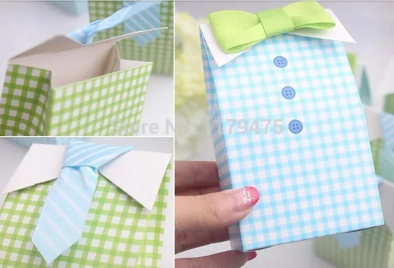 50 X Большой Размеры прямоугольник синий/зеленый в клетку галстук свадебной