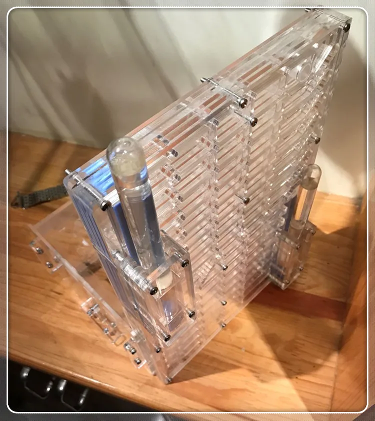 Прозрачная муравьиная ферма Образовательное устройство с 2 водяными башнями DIY