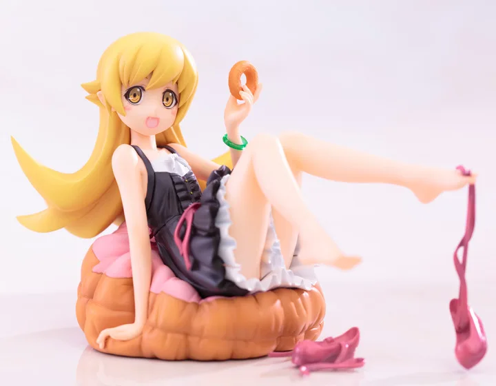 Лидер продаж 1 шт. фигурка японского аниме из ПВХ 12 см Nisemonogatari Oshino Shinobu черное