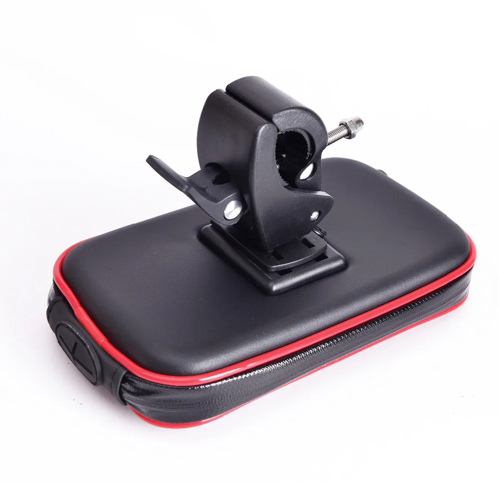 water resistant bag motorcycle phone holder stand clip mount support phone holder for motorcycle soporte movil moto free global shipping
