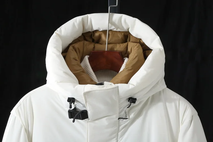 Длинный пуховик X Long для мужчин зимние парки толстые теплые пальто толстовки