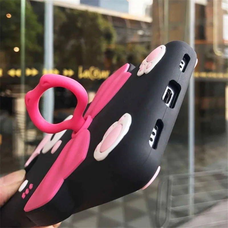 Для huawei Y6, хит, 3D, мультяшная Минни, свинья, единорог, кекс, силиконовый мягкий чехол, чехол для huawei Y6 5,", Чехол для задней панели телефона
