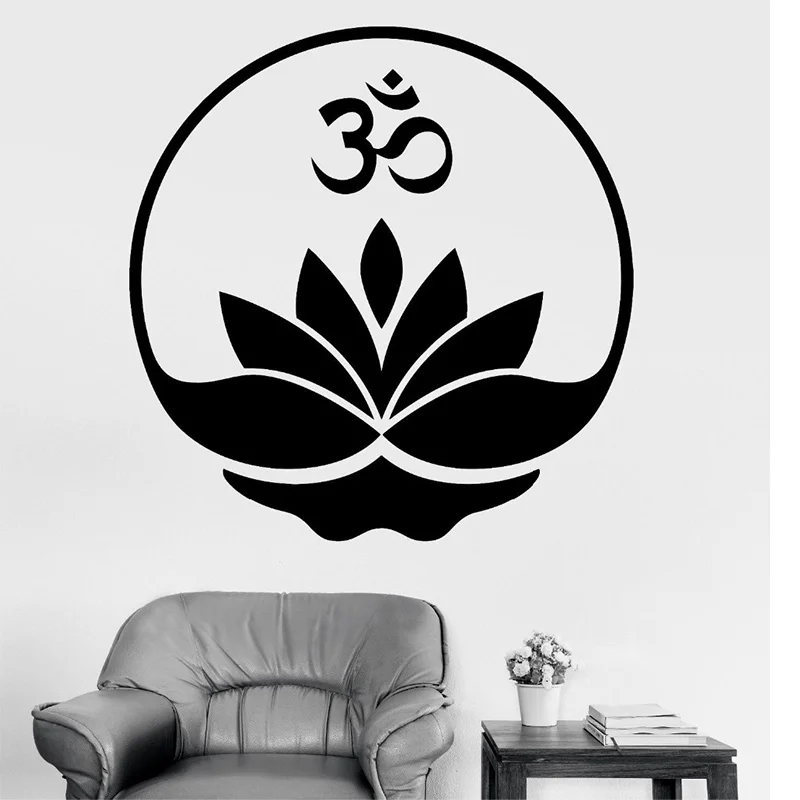 Съемные домашние декоративные настенные Стикеры Будда наклейка на стену