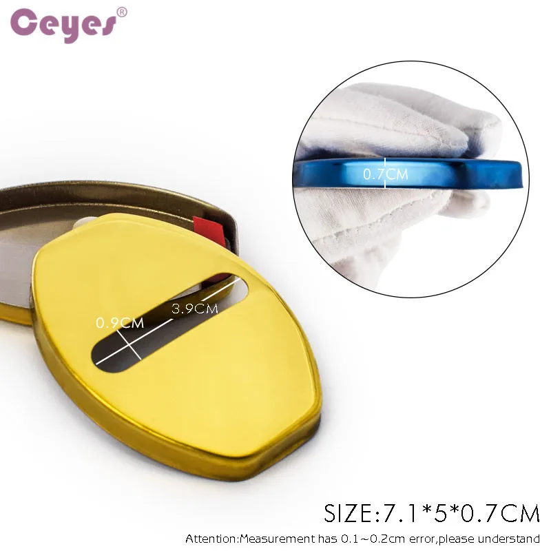 Ceyes автостайлинг автомобильные эмблемы чехол для Volkswagen Polo Passat VW Golf 5 6 Skoda VRS Seat Audi