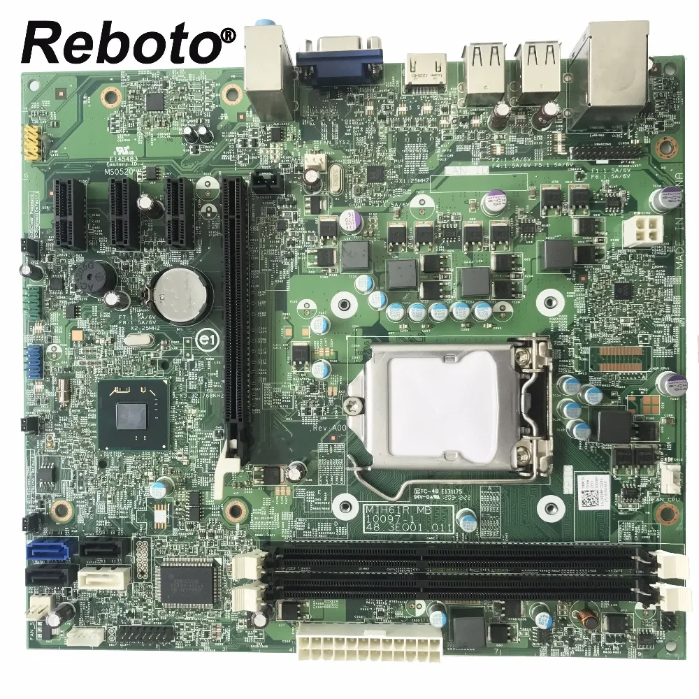 Для Dell Inspiron 620 материнская плата для настольного компьютера LGA1155 H61 CN 0GDG8Y GDG8Y MIH61R