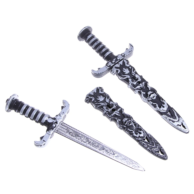Hot Plastic Pirate Swords Small Knife Toy Pirates Dagger for Kids Cosplay Decor DIY Halloween Party Supplies Toy Sword