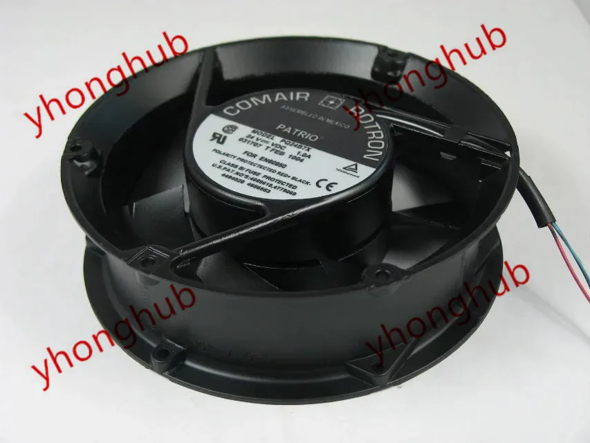 Вентилятор для охлаждения сервера COMAIR ROTRON PQ24B7X DC 24 В 1 а 170x170x50 мм|cooling fan|comair rotronserver