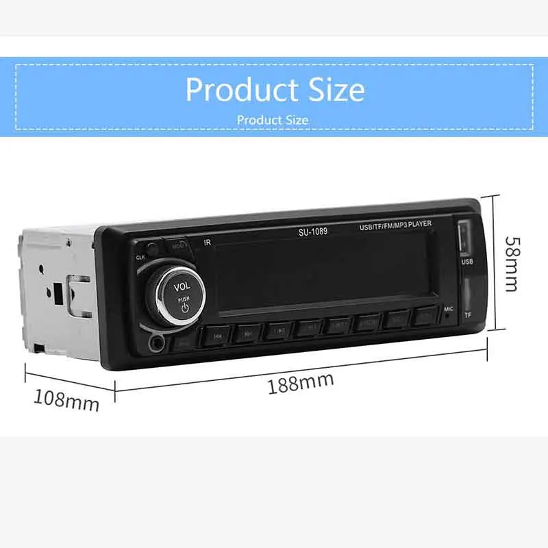 Авто muiltimedia MP3 плеер Bluetooth аудио Винтаж автомобиль радио стерео USB AUX классический