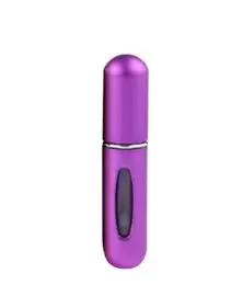matte purple 1 шт. мини-портативное путешествие в нижней части можно наполнять парфюмерным распылением бутылка для парфюма спрей воздушный насос - Цвет: matte purple