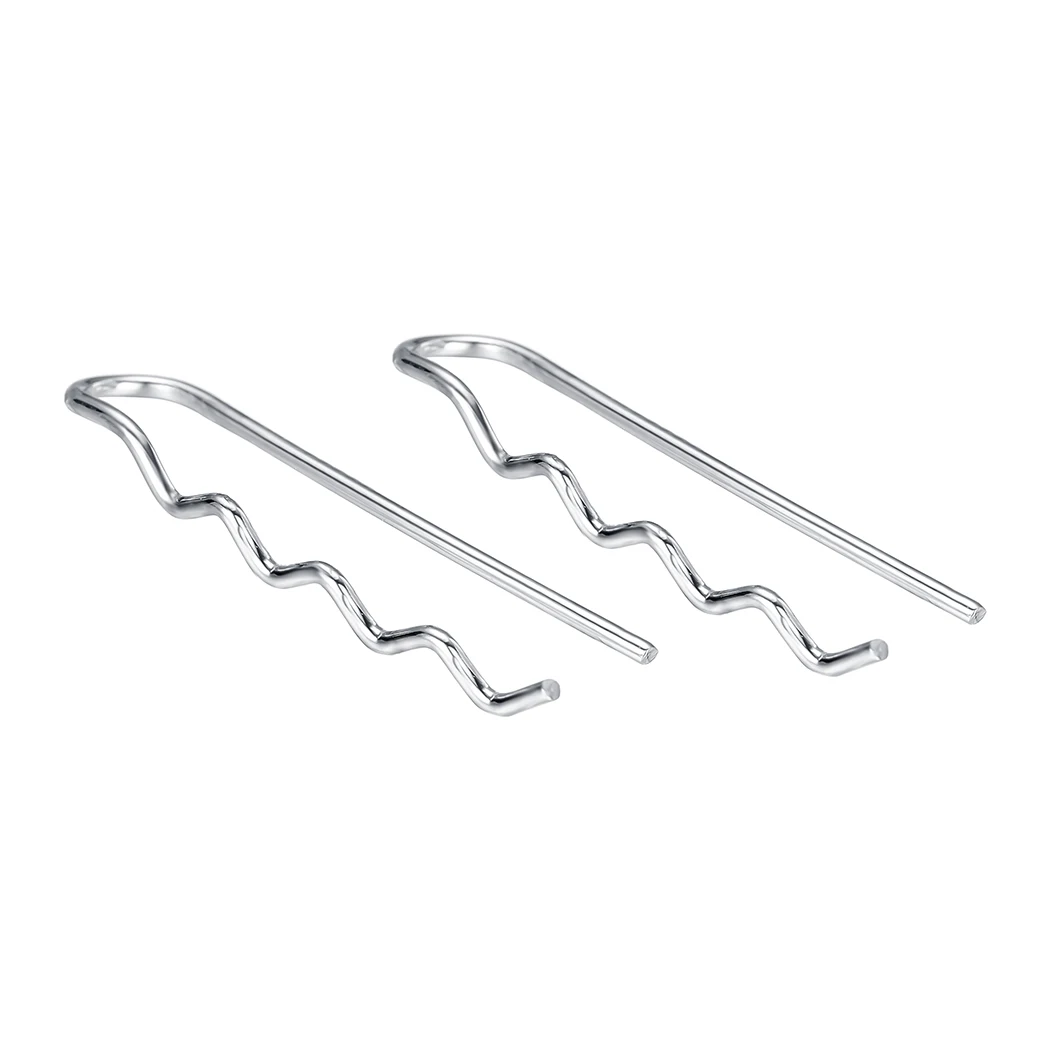 Трендовые волнистые серьги для женщин и девушек в стиле панк круглые вечерние