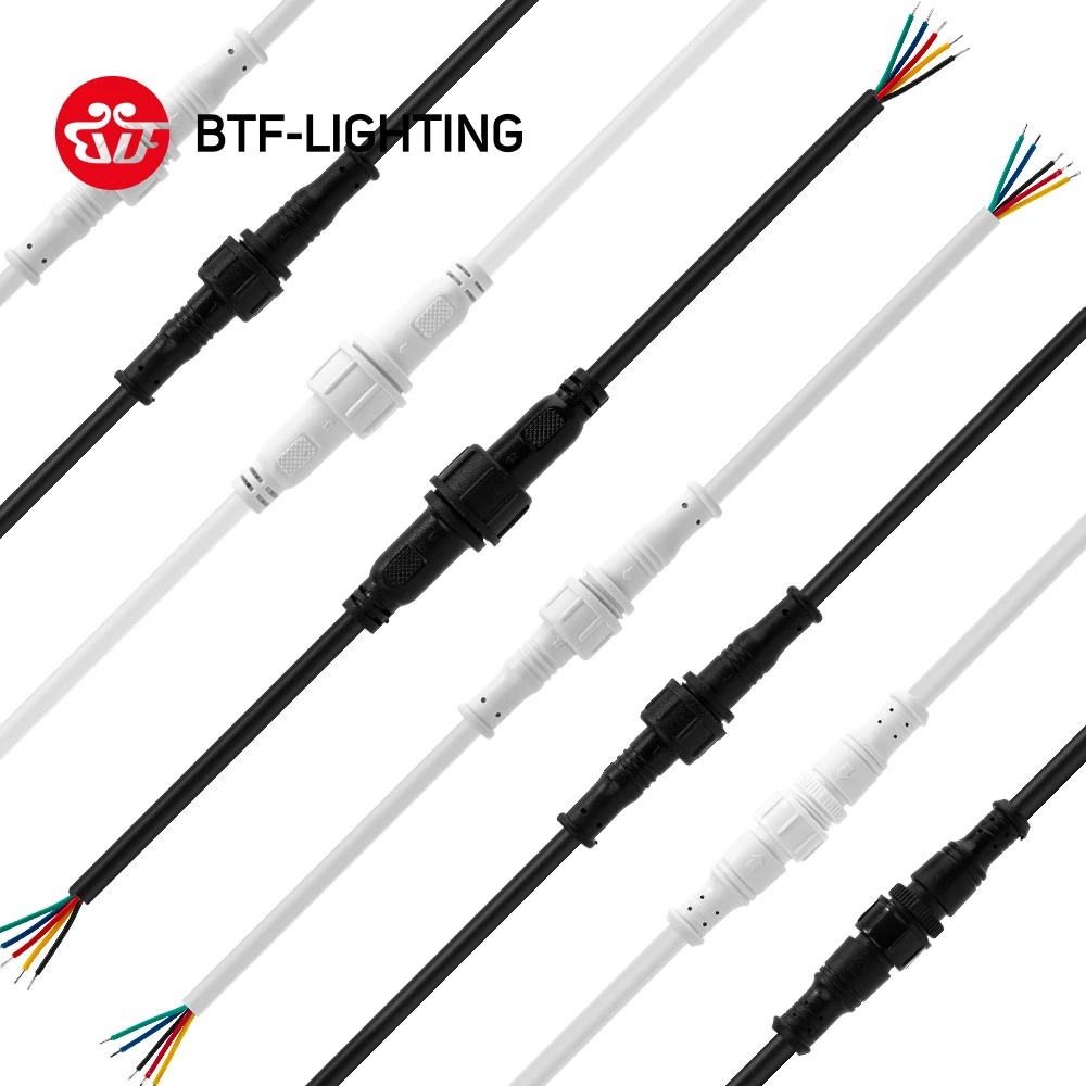 Водонепроницаемый разъем для светодиодной ленты 5 пар 2/3/4/5 контактов|led connector|led
