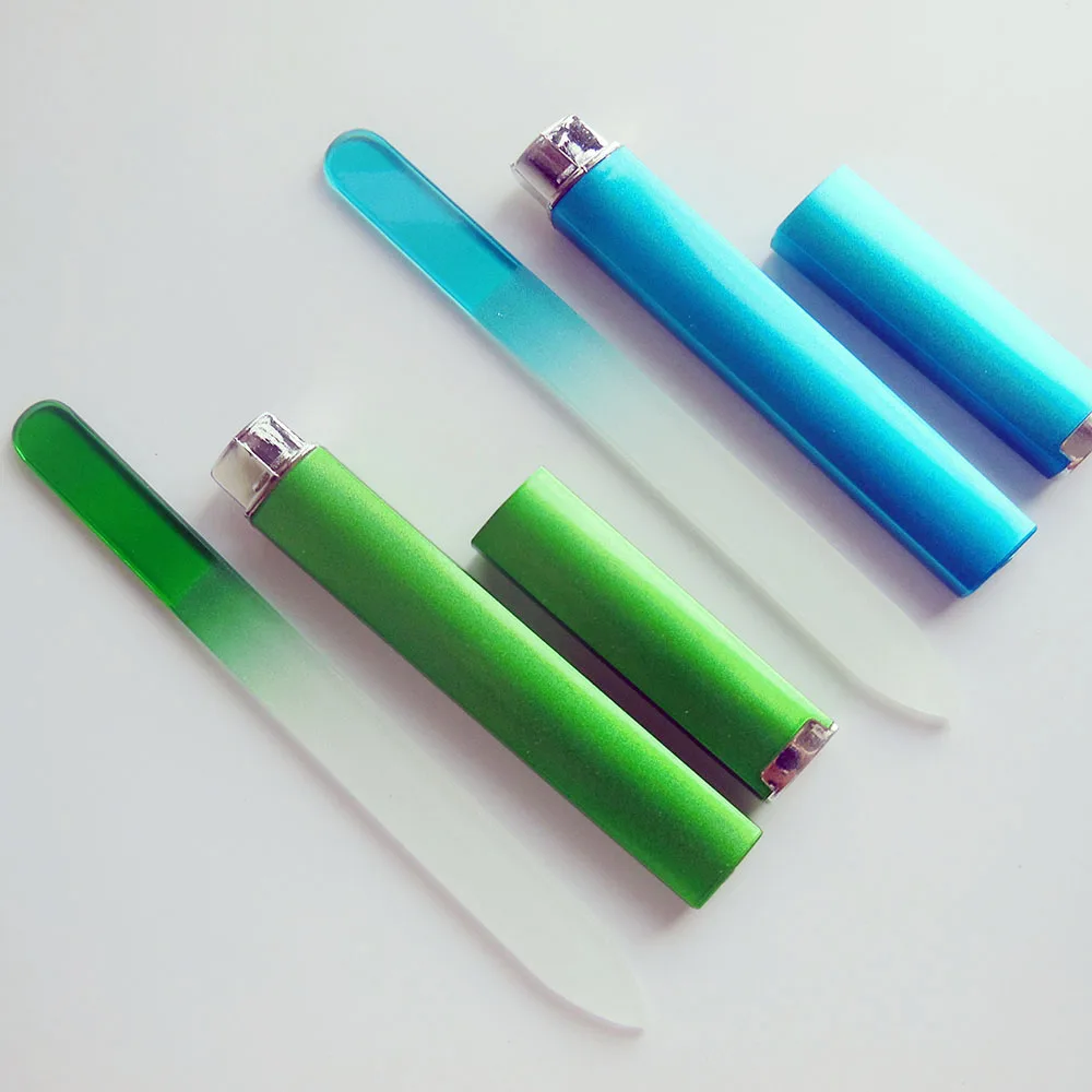 1 шт. стеклянная пилка для ногтей в коробке|glass nail file|nail filenail glass file |