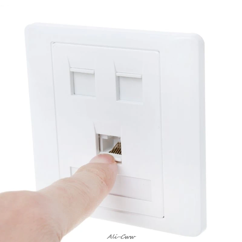 86 Тип компьютерная розетка панель CAT5E сетевой модуль RJ45 разъем