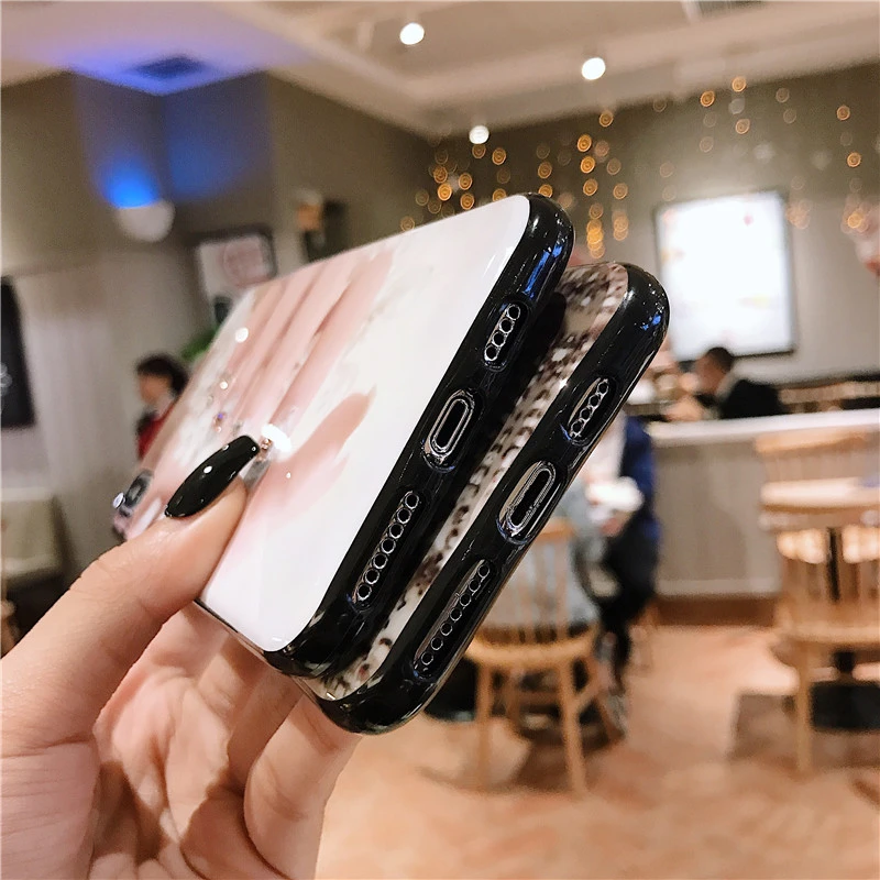 Роскошные блестящие бриллиантовые гвозди для OPPO A83 A1 A73 F5 A15F1S гладкая задняя