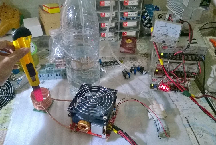 DC 24 36 в 20A Diy ZVS индукционная нагревательная плата Flyback драйвер нагреватель плита +