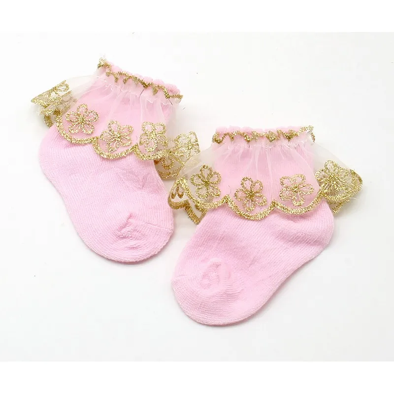 Новые мягкие носки для новорожденных и маленьких девочек милые детские