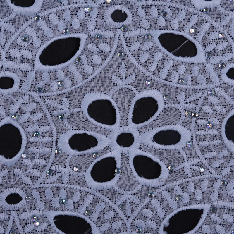 Новейший дизайн африканские сухие кружевные ткани Высококачественная хлопковая