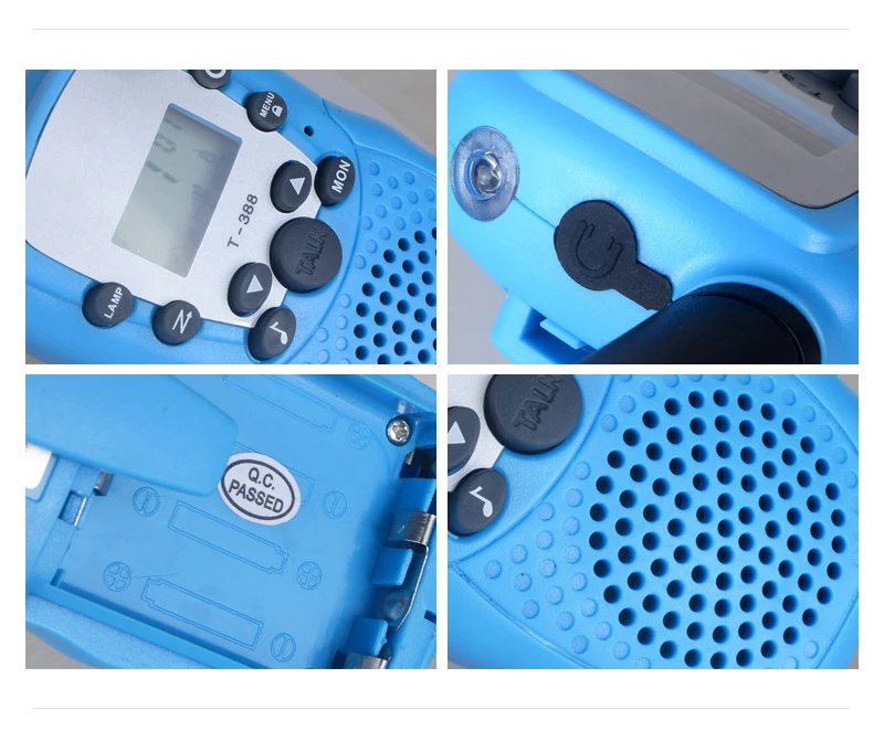 1 пара T-388 Walkie Talkie Игрушки для детей двухстороннее радио портативное
