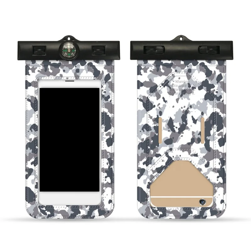 Пляжная спортивная водонепроницаемая сумка для телефона прозрачная защитная