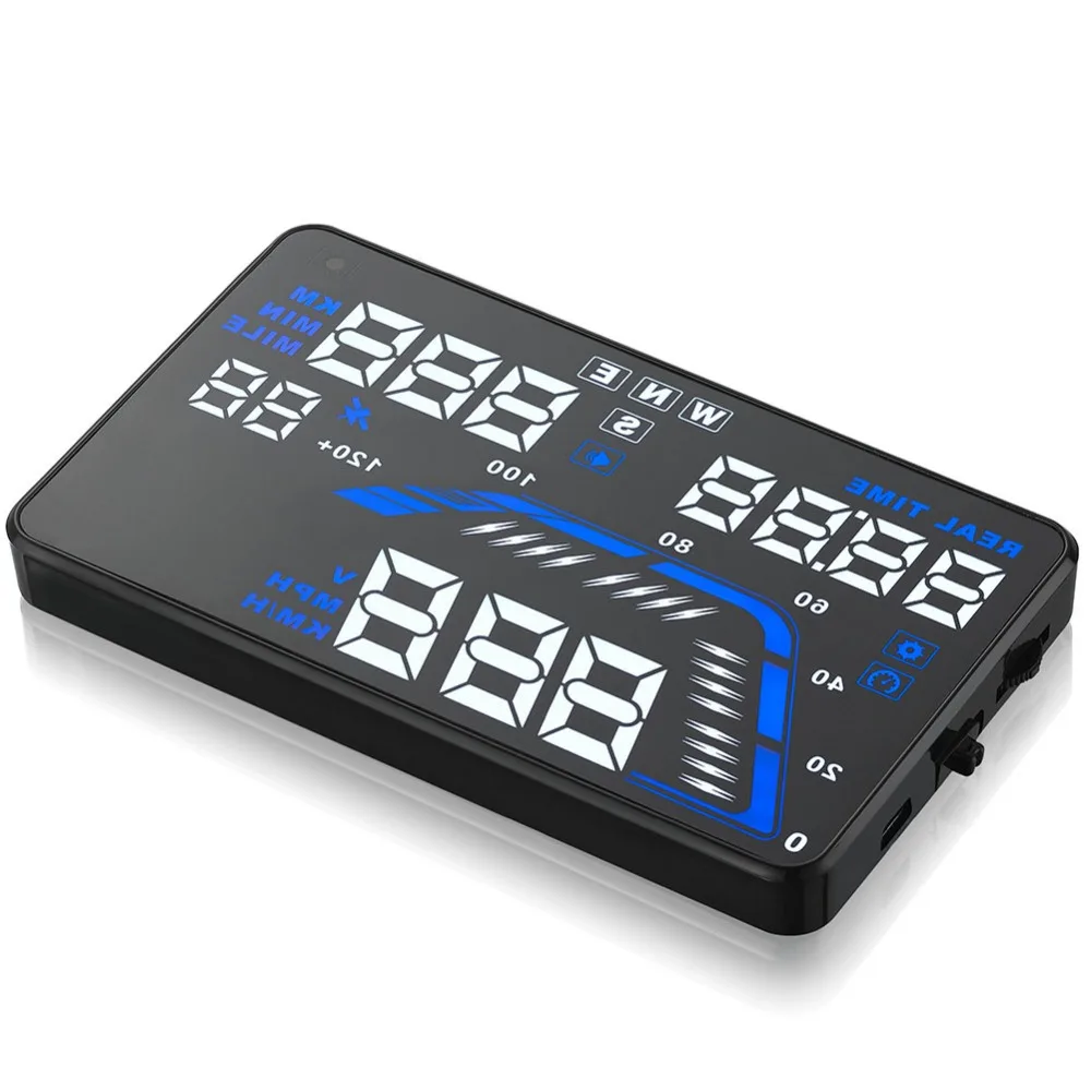 Car GPS HUD Head Up Display Universal Q7 Auto Accessories 5.5&quot Speedometers Dashboard Projector for Safety Driving | Автомобили и