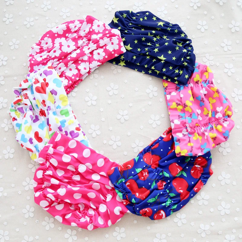 Одноцветное Для женщин Плавание ming Кепки для длинных волос Ruched бассейн шляпа