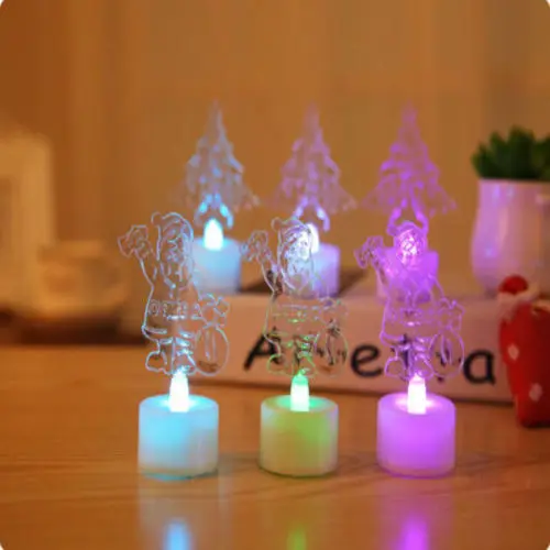 Электронная Рождественская елка ночник LED Романтичный подарок изменение