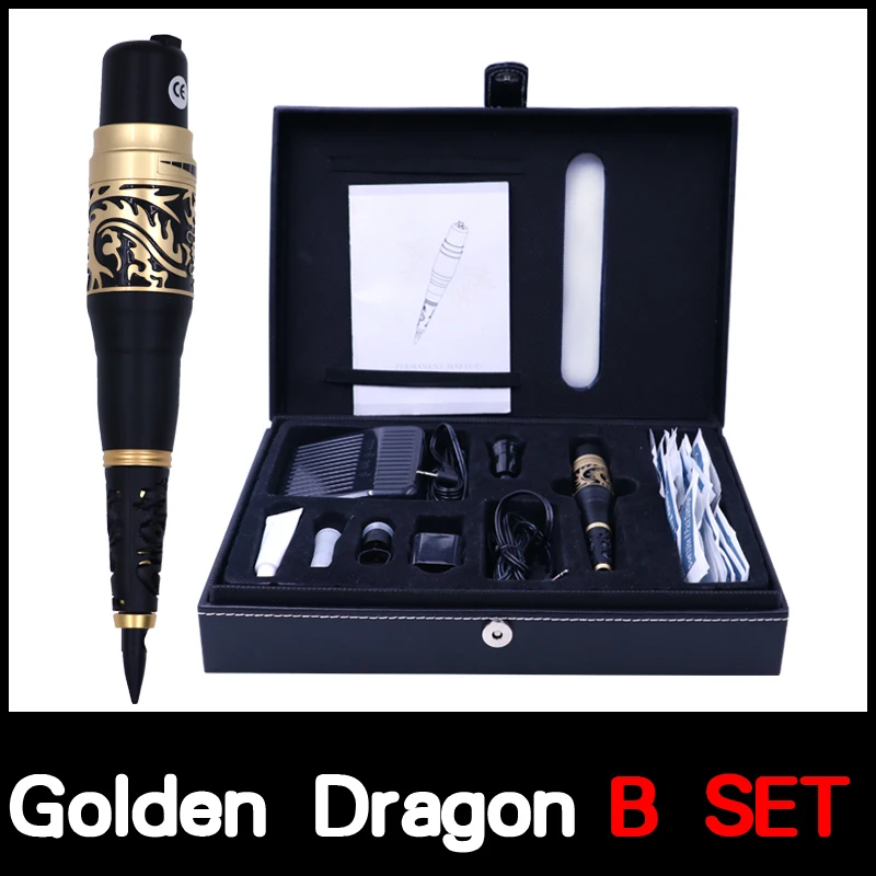 Профессиональный аппарат для перманентного макияжа с золотым Драконом