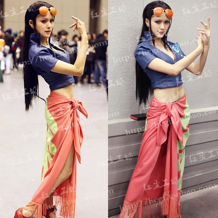 Одна деталь Нико Робин косплей костюм пальто и юбка 11|nico robin cosplay|robin cosplaycosplay costume |