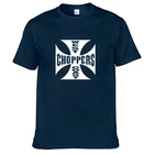 Футболка мужская хлопковая с коротким рукавом и круглым вырезом, в стиле хип-хоп