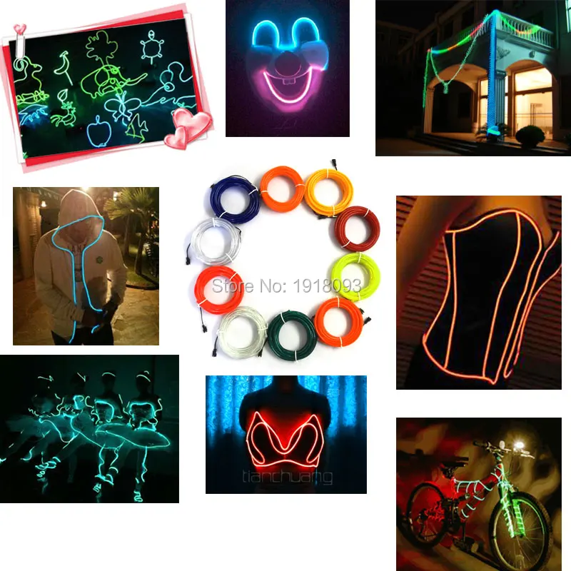 Недорогой! Светодиодная лента энергосберегающая 5 мм 10 видов цветов 1 25 метров|neon