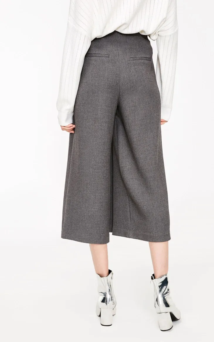 Vero Moda новые женские декоративные свободные талии пряжки широкие брюки повседневные Капри | 31836J522