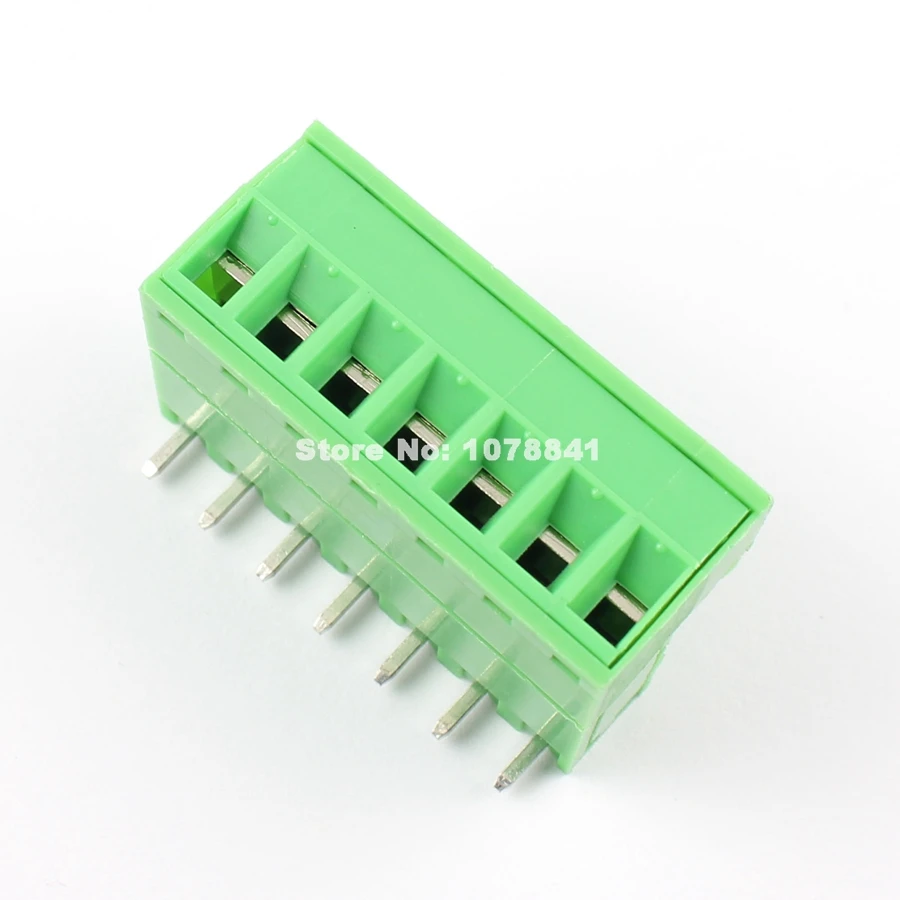 50pcs 5.08mm Pitch Right Angle 7 pin way Screw Terminal Block Plug Connector | Обустройство дома