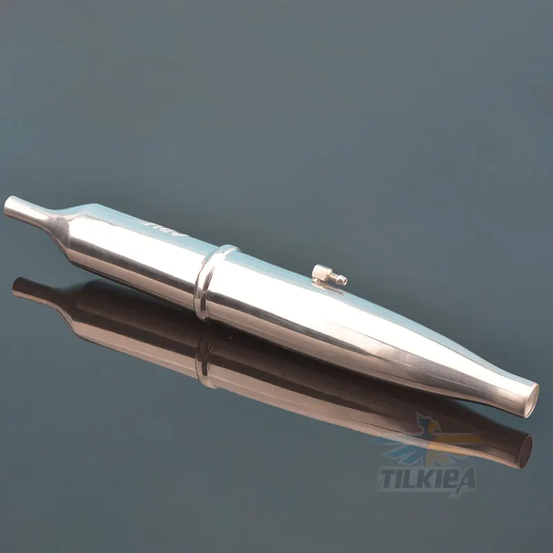 Алюминиевая глушительная труба для 21cc 25cc Zenoah газовый морской двигатель лодки rc |