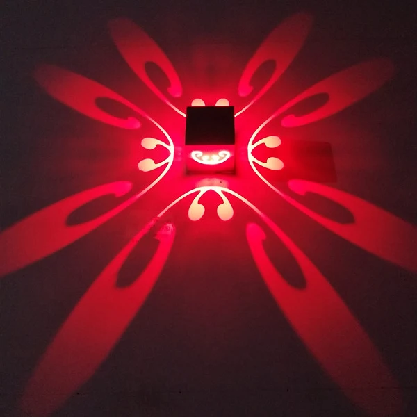 Приглушаемая светодиодная настенная лампа 3 Вт Алюминиевое Крепление в форме