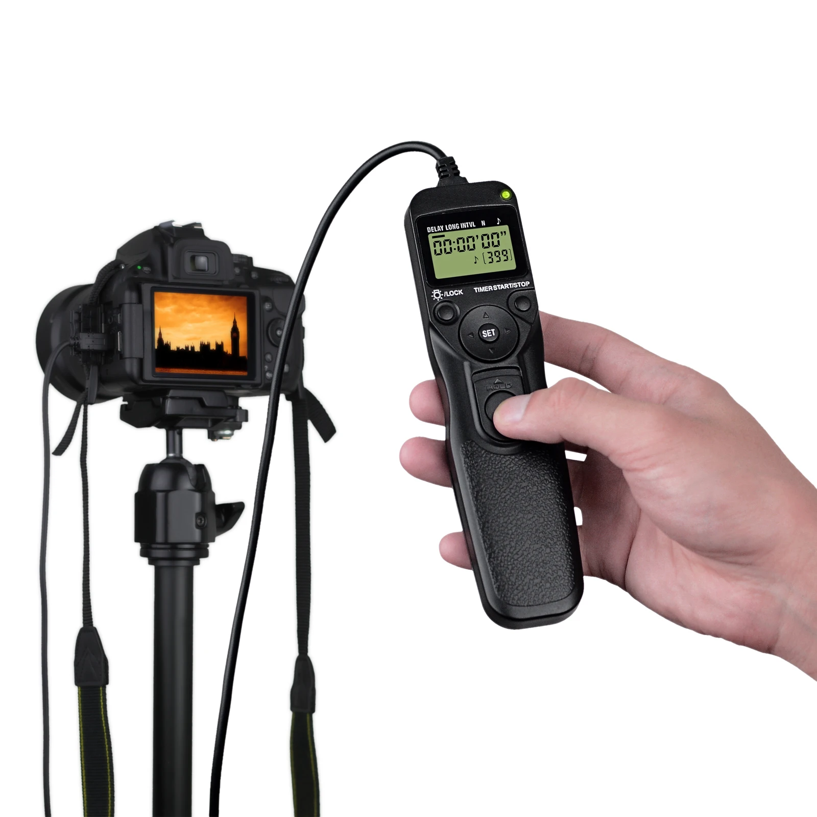 Proster для ЖК-дисплея Интервалометр Таймер дистанционный Кабель дистанционного